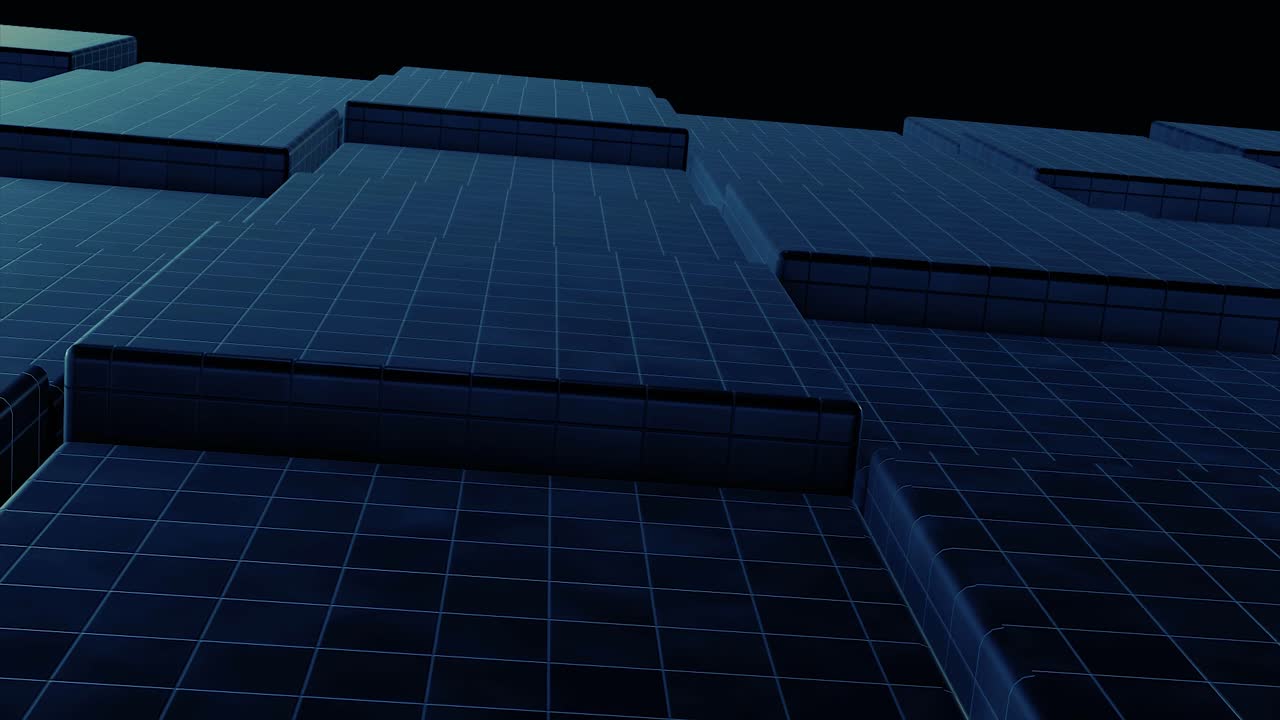 추상적인 기하학적 큐브 배경