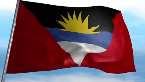 flag of antigua and barbuda