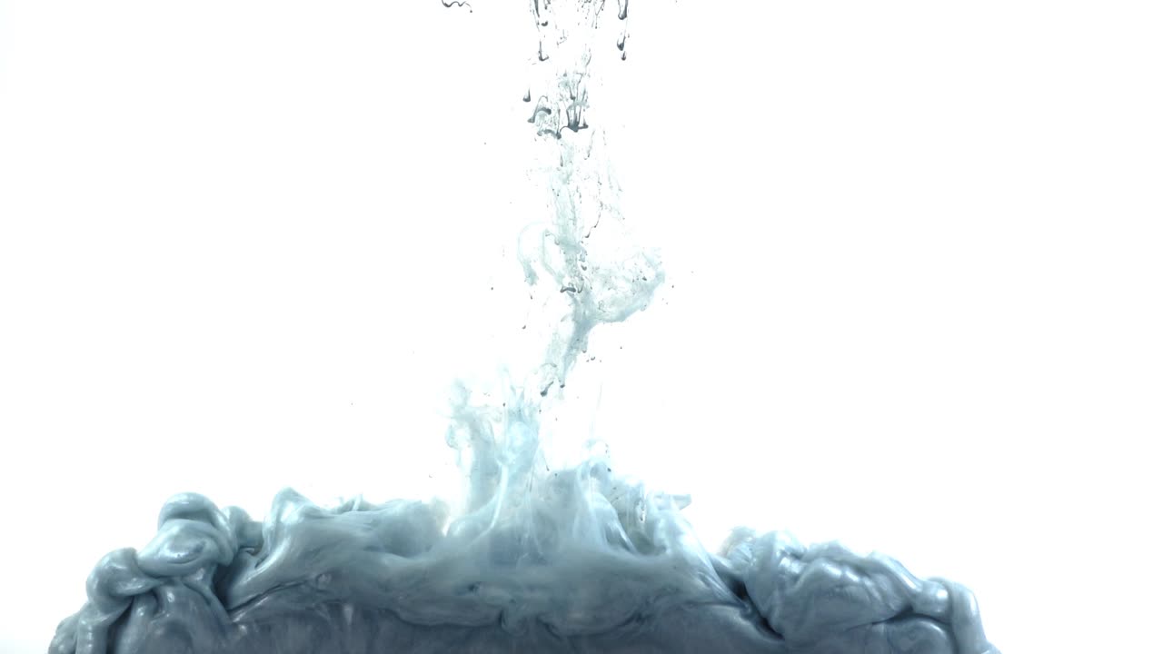 Paints. Abstract forms. Shooting on a white background