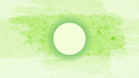 fondo de movimiento geométrico mínimo de grunge verde con círculo