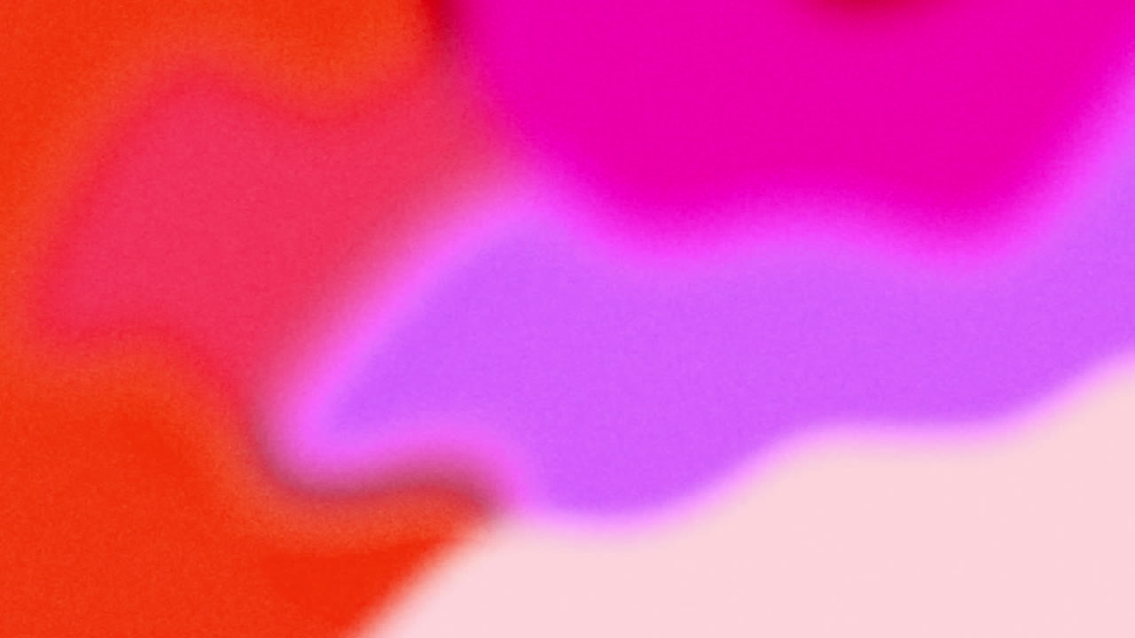 animación de trazo rojo, rosa y violeta sobre fondo blanco