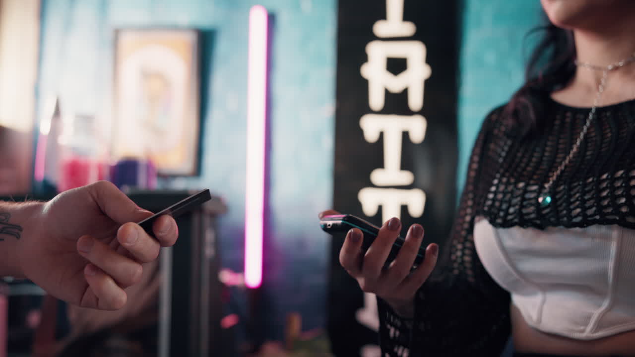 Credit Card Payment at a Tattoo Parlor