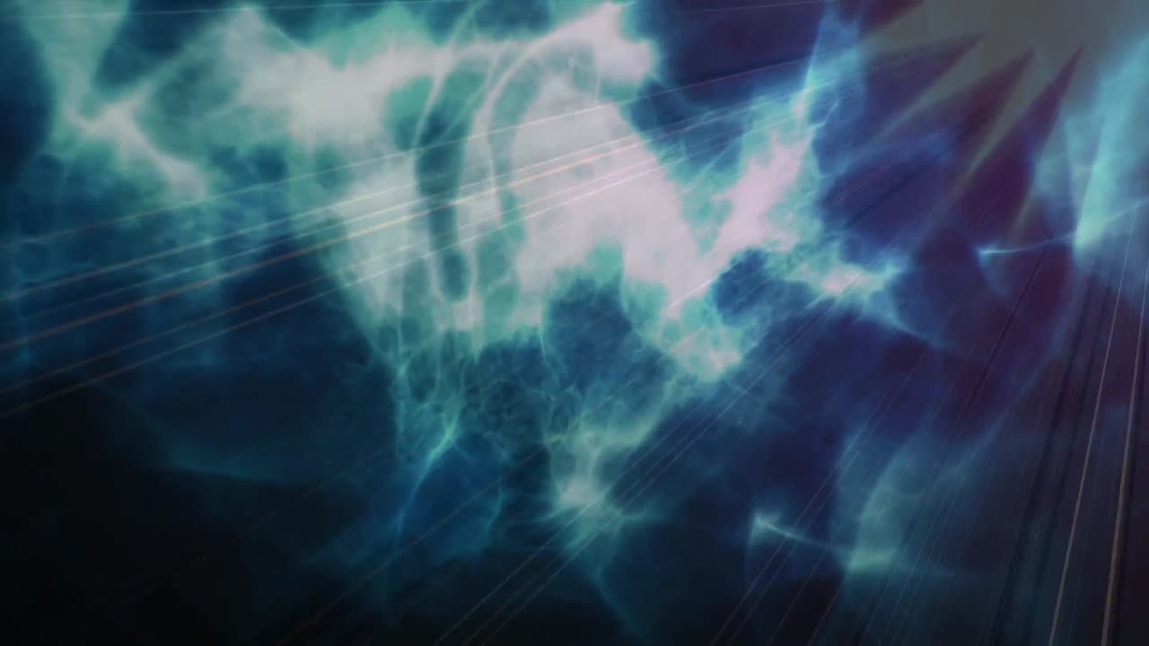 animación de la red de conexiones sobre formas