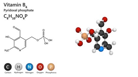 la vitamina b6 (piridoxal) tiene un ciclo sin costuras.