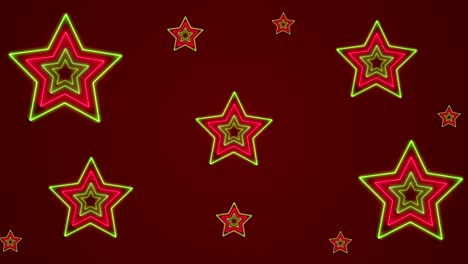 el fondo de navidad de 4k - estrellas | loopable