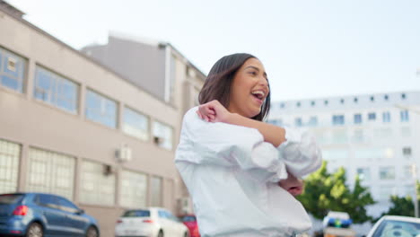 Funky-and-carefree-young-woman-dancing