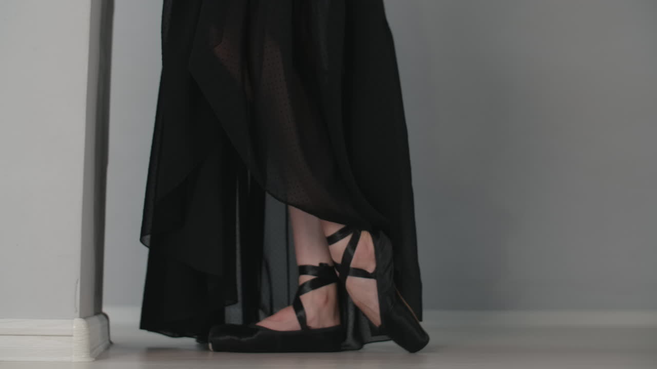 bailarina de ballet con zapatos de punta