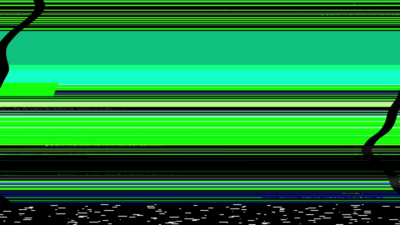 Vibrant Digital Glitch and Static Interference on Screen