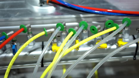 cables de presión de aire de pvc húmedo que alimentan la máquina cnc con aire