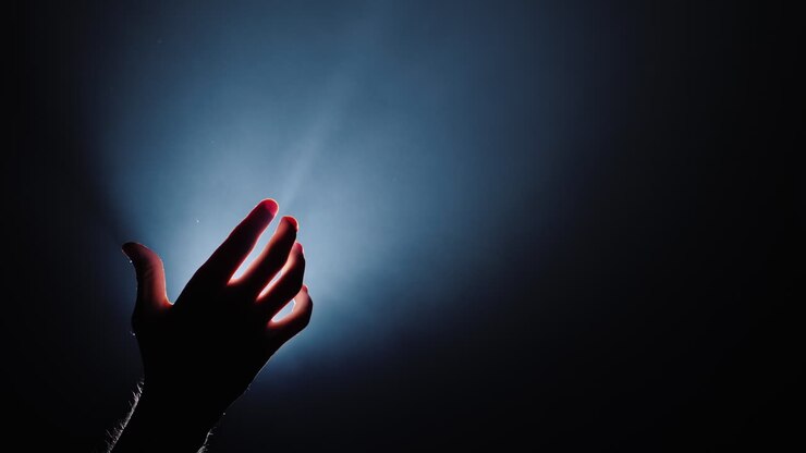The Hand On Top Holds The Key To The Man Inspiration And Help Concept 4k Video