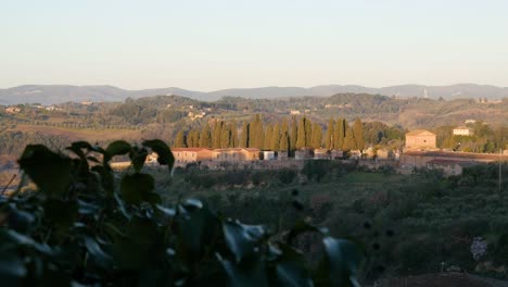 view of tuscany countryside