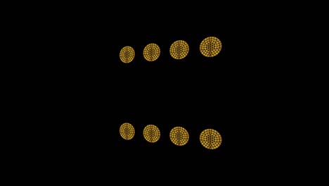 imágenes de video de fondo con motivo de art déco dorado y texturas para la composición de video