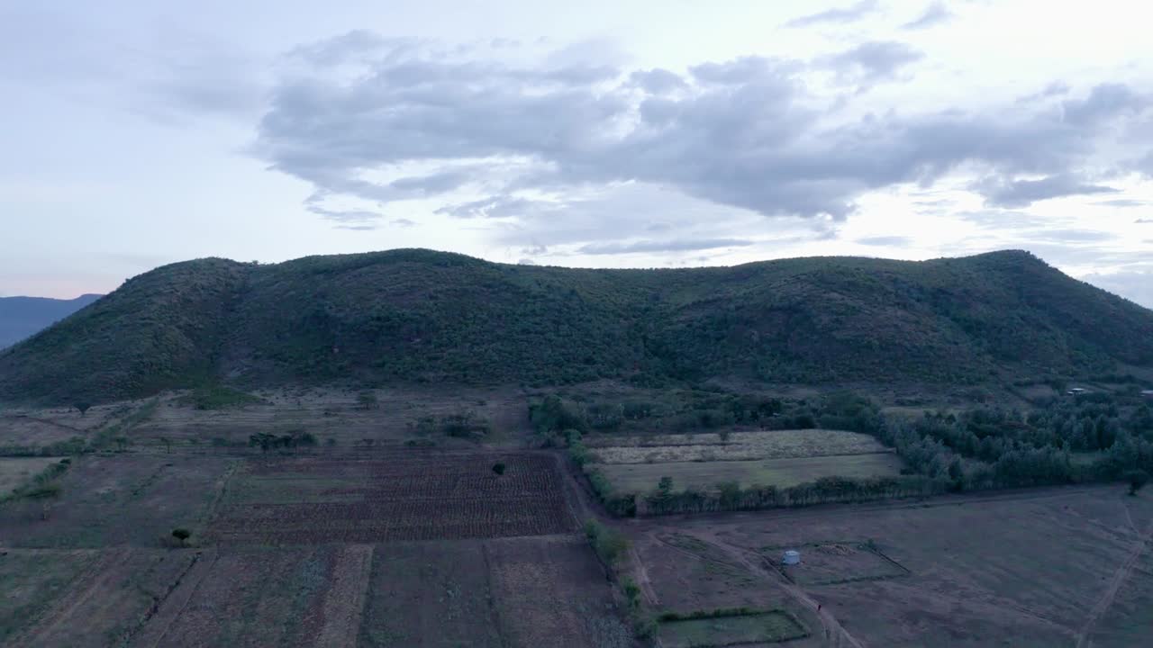 la vista aérea de áfrica kenia
