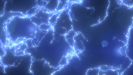 Electric-energy-background-animation,-dynamic-electricity-flashes-are-vibrating-in-different-directions,-lightning-effect