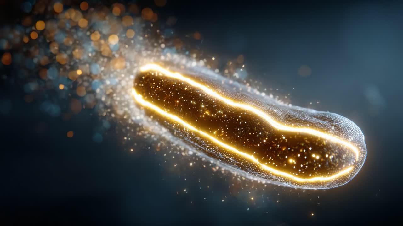 Objeto Estelar Dinámico con Estelas Brillantes Capturado en el Espacio, Exhibiendo Efectos de Luz Resplandecientes y Movimientos Celestes, Resaltando la Belleza de los Elementos Cósmicos