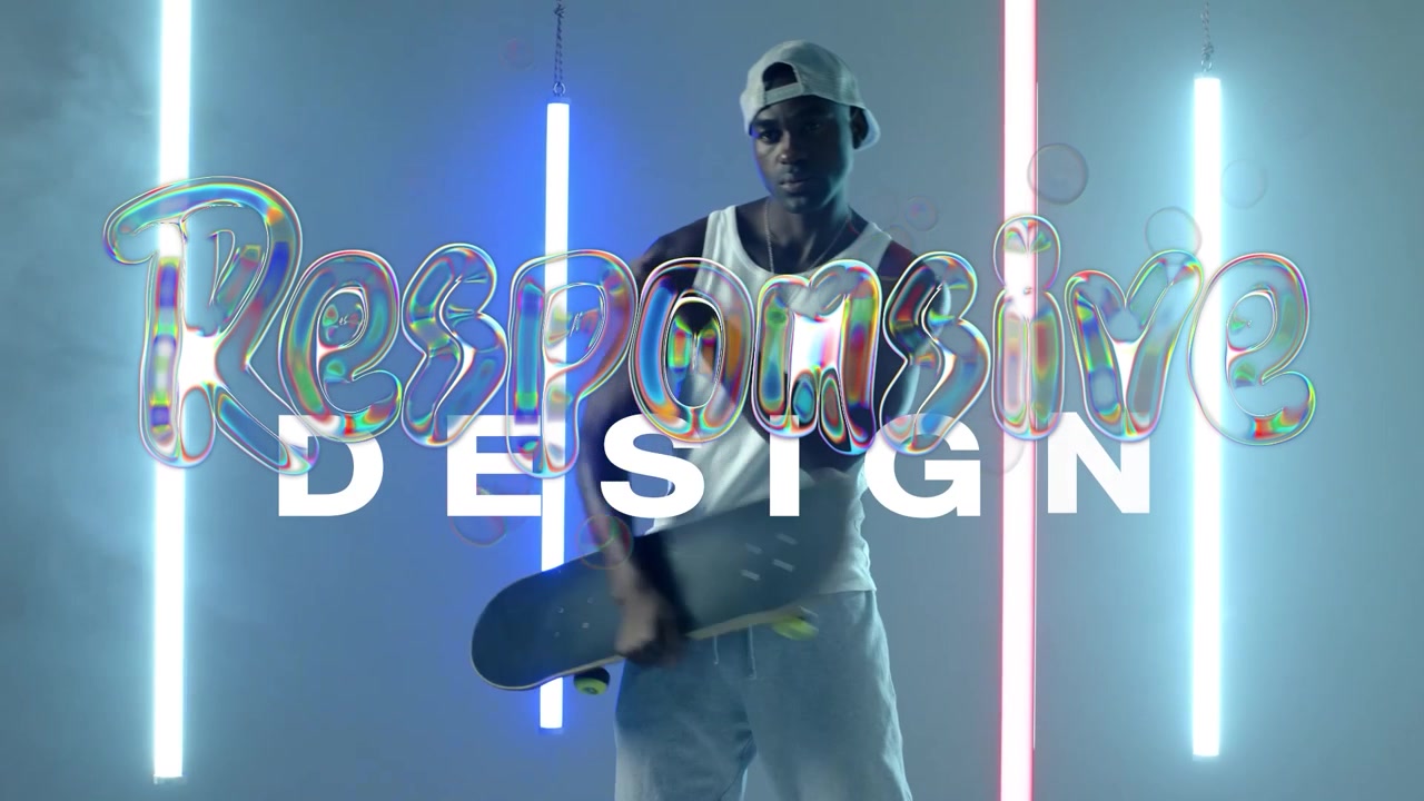 Motion graphics dinamiche con sovrapposizioni di testo a bolle e modelli