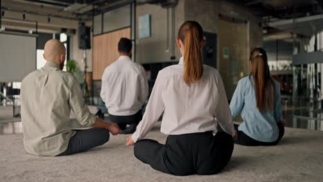office meditation session