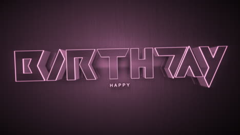 Neon-purple-birthday-message-radiates-celebratory-vibes