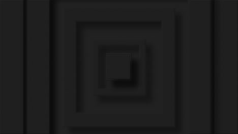 animation of black square layers pulsating on black background
