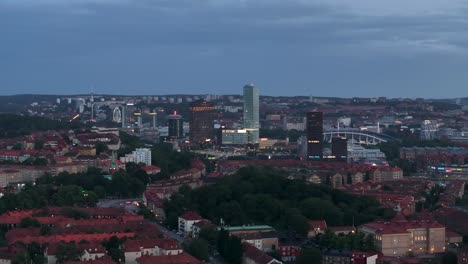 gothenburgh city in the evening