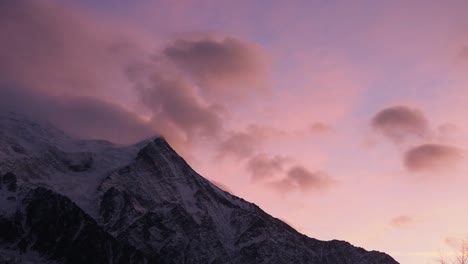 montañas de chamonix noche 2