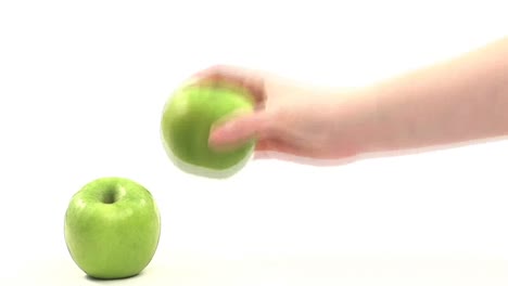 stock video footage of apples