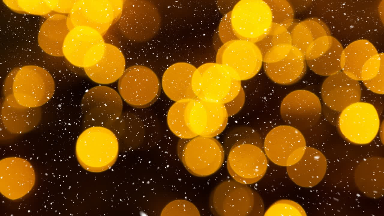 밝은 반점 위에 내리는 눈의 애니메이션