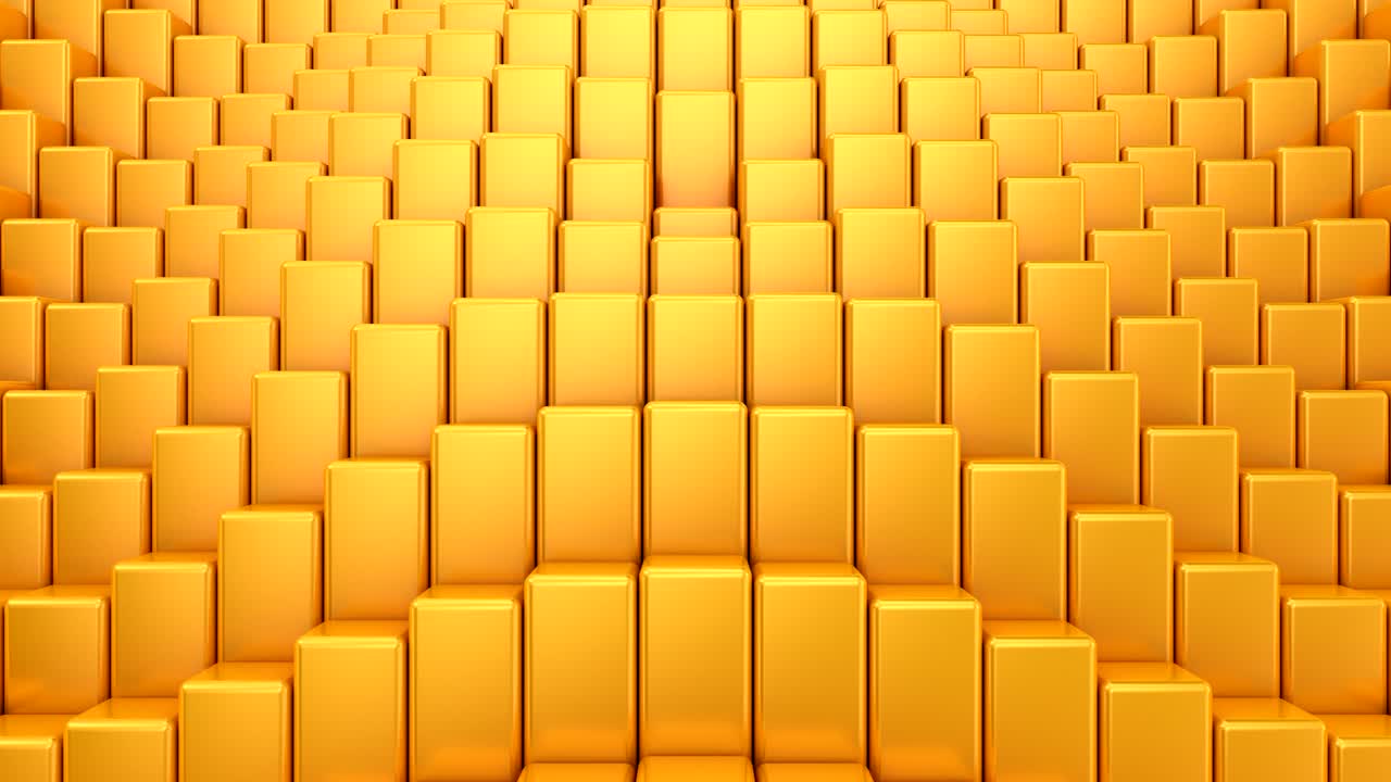 las cajas forman una onda