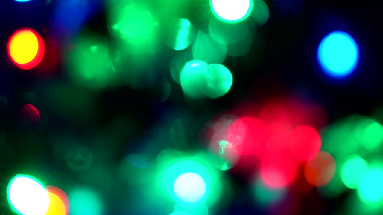 Fondo de luces navideñas. Telón de fondo festivo brillante.