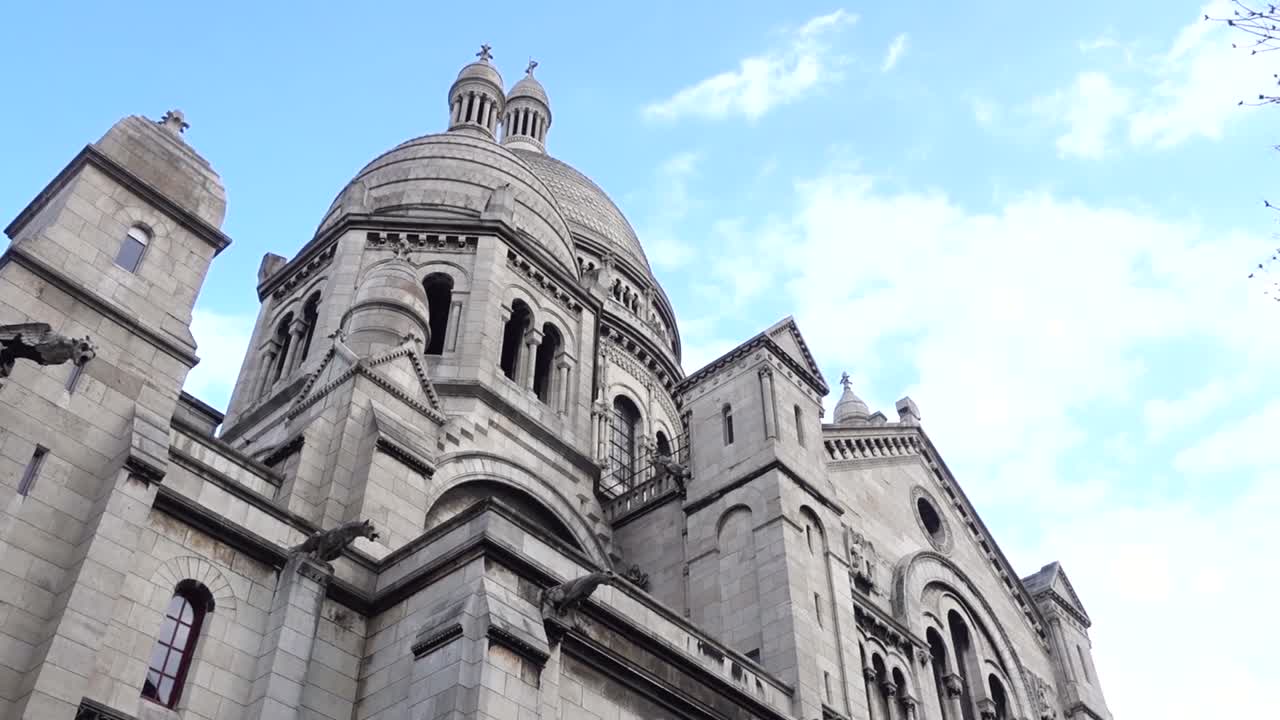 la basilique du sacré-cœur de montmartre (파리, 프랑스) 전체 hd 60fps