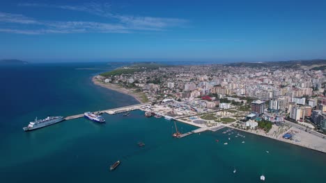 vlora blue bay, beautiful promenade, and city port – a top tourist destination for your summer vacation