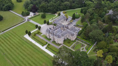 Muckross-house-and-gardens-ring-of-Kerry-Ireland-drone-aerial-view