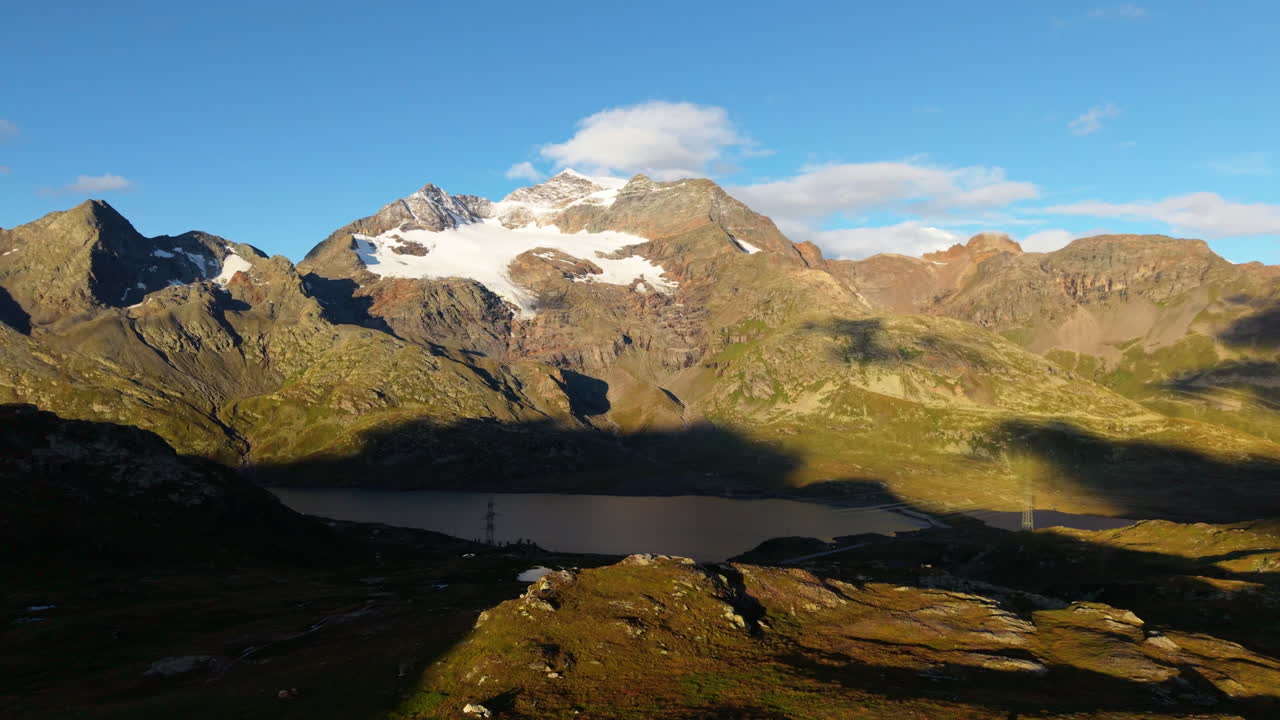 Scenic view of Swiss Alps with clear sky and serene mood