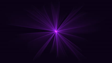 irradiando luz púrpura brillando un resplandor efervescente en un fondo oscuro