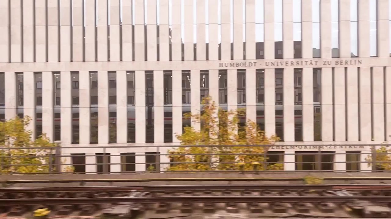 Scatto del centro di Brain dal treno.