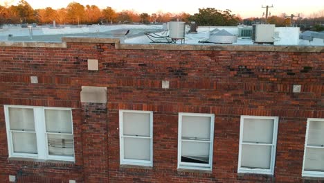 rise and fly roof red brick.