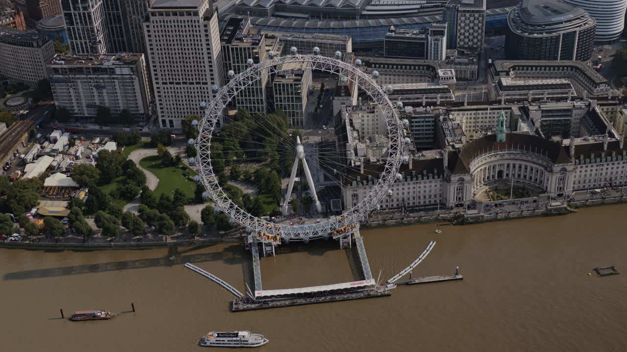 Aerial View of the London Eye