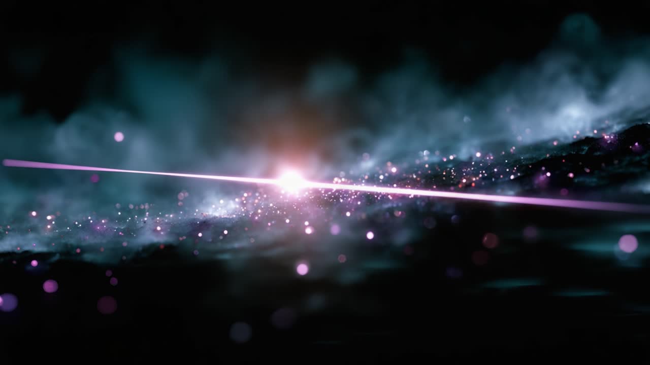Enestående visuelt billede af kosmisk energi: Udforskning af himmelsk lys og stjerner i en fascinerende nebula med livlige farver og æteriske elementer i universet