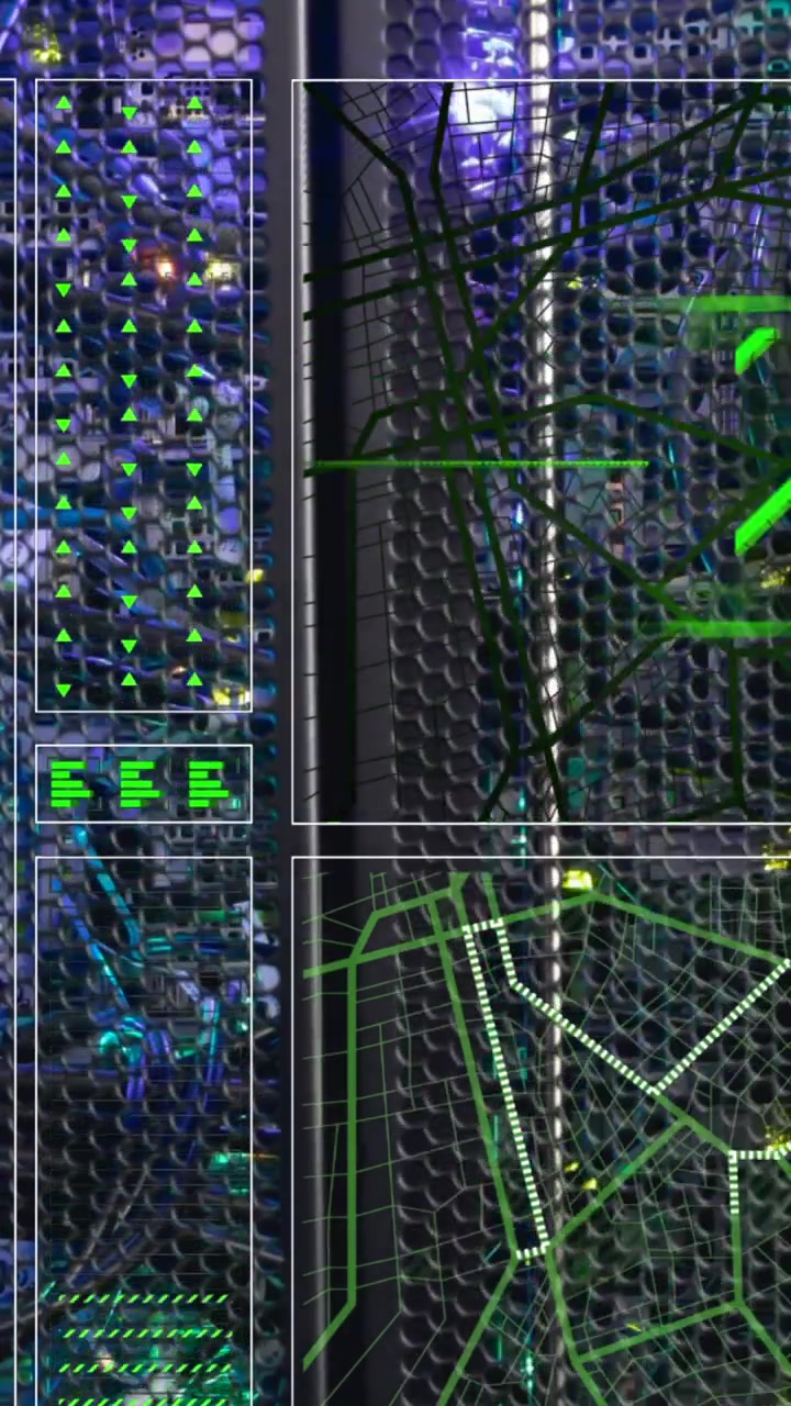 Animation of data processing over computer server