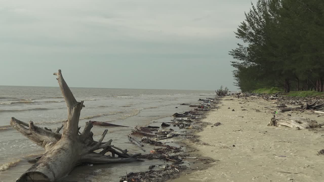 Beautiful Summer View At Kabong Beach,White Sandy Beach,Blue Sky,Sea And Green Trees.