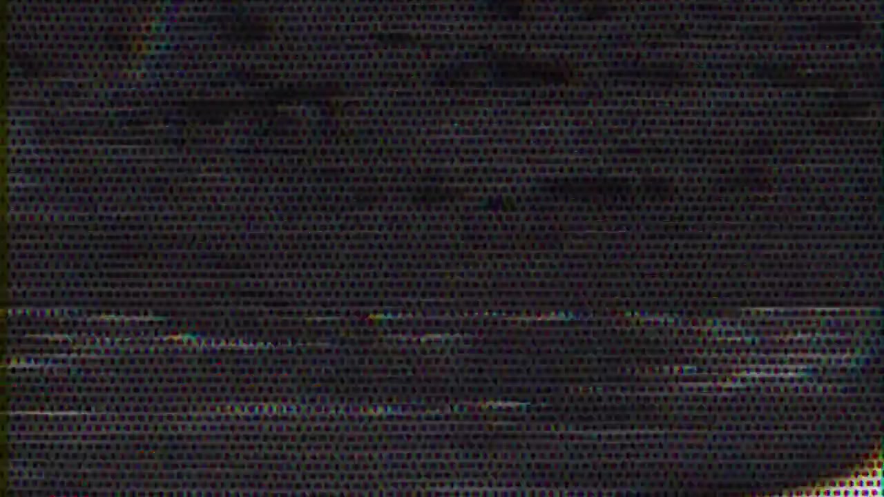 Dynamic Digital Glitch and Static Interference Background