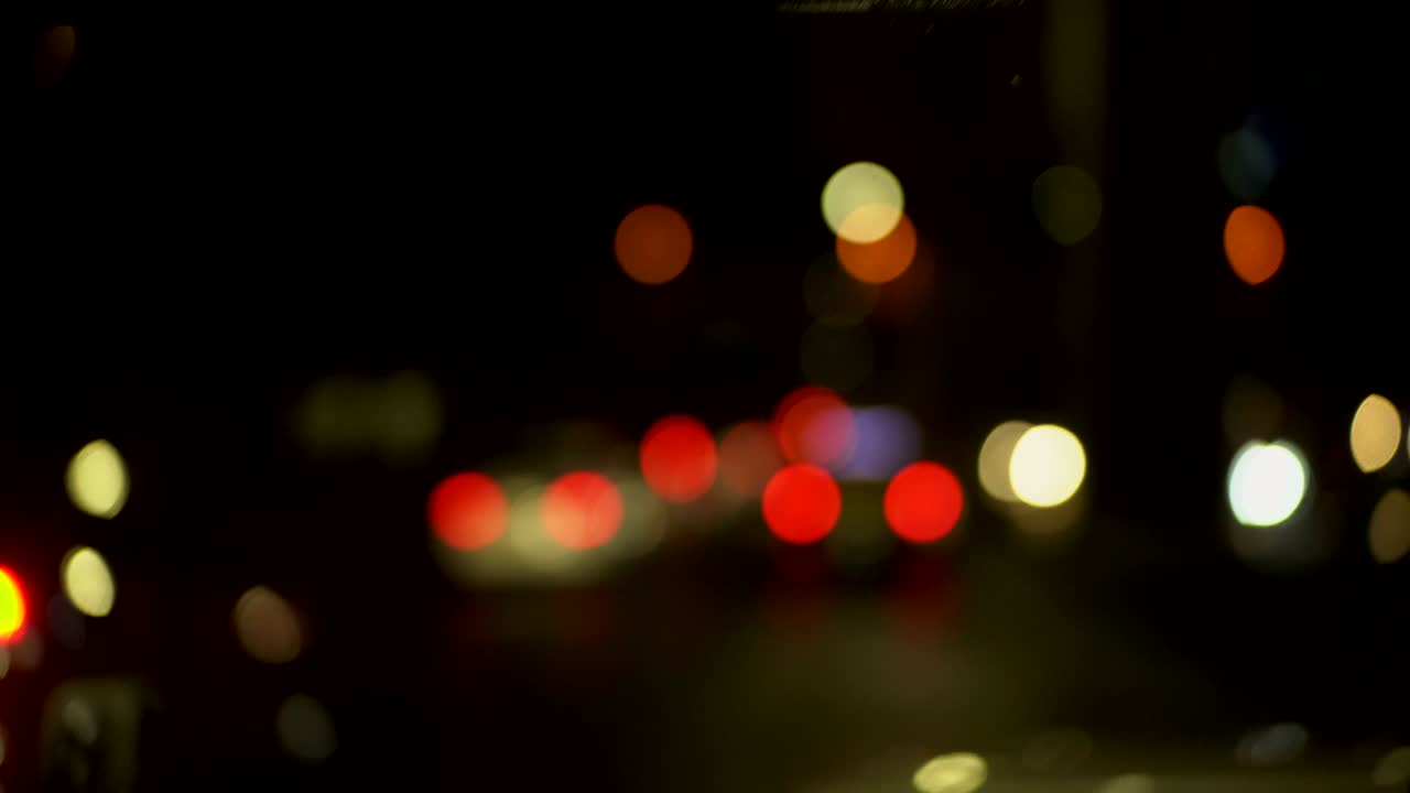 la luz débil por la noche.