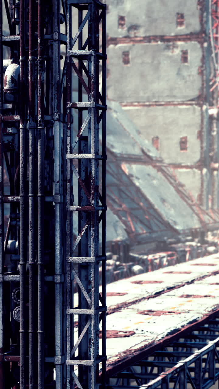 пост-апокалиптические промышленные руины