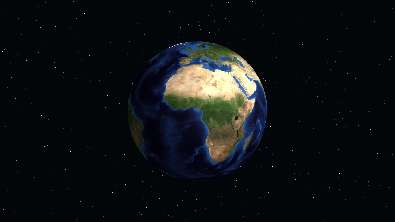 Digitaalinen animaatio zoomaa syvästä avaruudesta Afrikan mantereelle, paikantaen Kadunan, Nigerian.