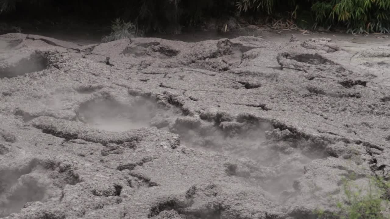 Volcanic Mud Pots and Geothermal Activity