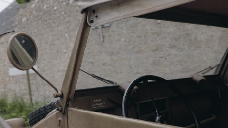 Old-military-vehicle-in-normandy