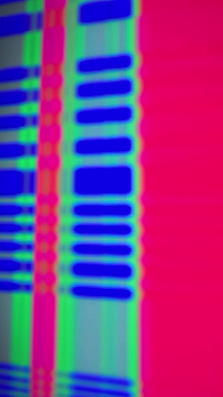 Abstract Digital Glitch Effect with Vibrant Shifting Color Bars