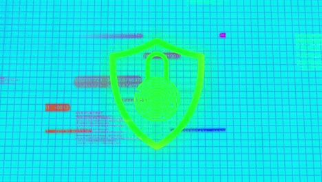 animation of digital interface and scope scanning