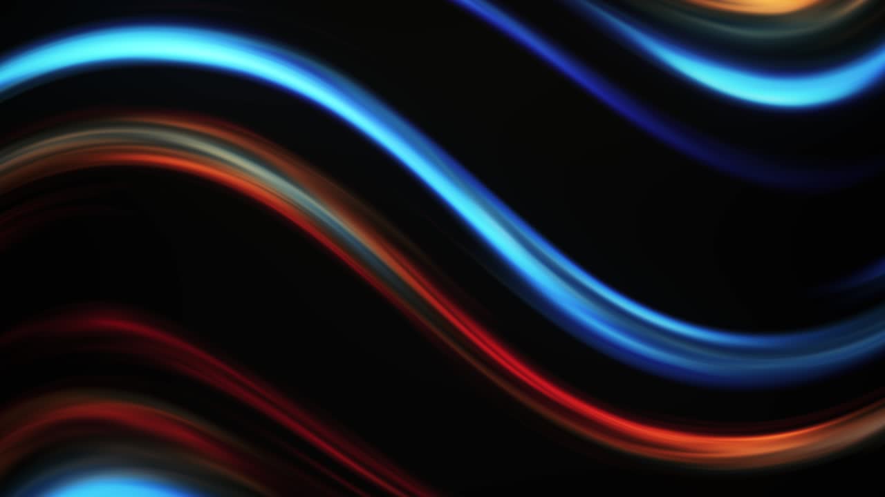 Modern waves colorful shapes abstract background animation