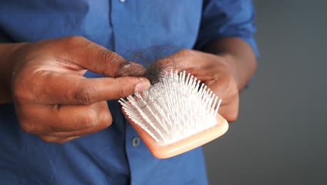 hair loss and hairbrush